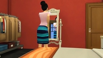 A Father Discovers His Son And Daughter Engaging In Sexual Activity Upon His Return From Work, And Decides To Join Them To Maintain Confidentiality