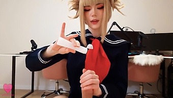 Himiko Toga Från League Of Villains Längtar Efter En Ansiktsbehandling Och Njuter Av Att Bli Hårt Knullad